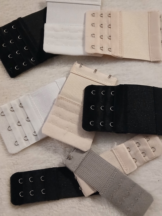 Other - Bra Extenders - Set of 9 — Black, White, Beige, Gray BRAND NEW